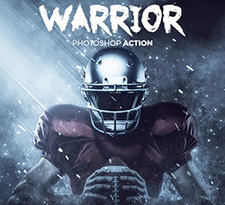 极品PS动作－浴血战士(含高清视频教程)：Warrior Photoshop Action